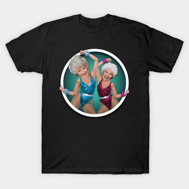 Golden Girls Workout T-Shirt by Indecent Designs